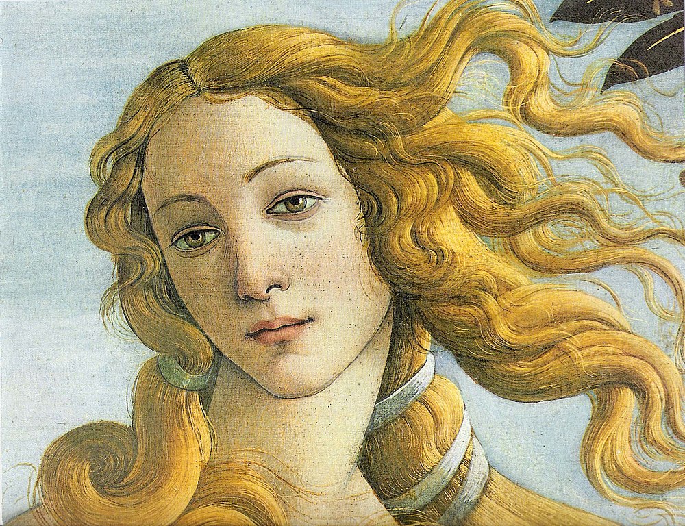 1001px Venus botticelli detail